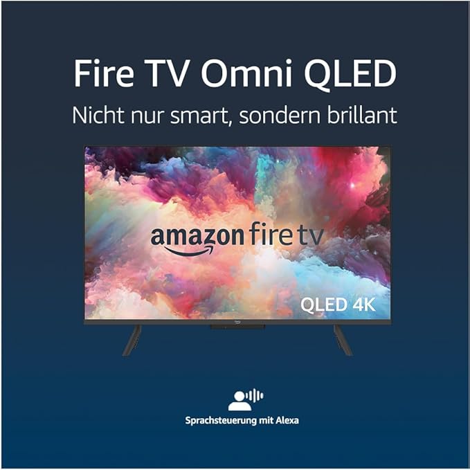 N/A Amazon Fire TV Omni QLED 50 Zoll (127 cm) 4K UHD Smart-TV mit Alexa Sprachsteuerung & lokalem Dimmen – QLED N/A Amazon Fire TV Omni QLED 50 Zoll (127 cm) 4K UHD Smart-TV mit Alexa Sprachsteuerung & lokalem Dimmen – QLED