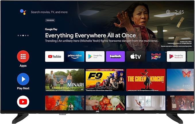 JVC LT-43VA3355 43 Zoll Android Smart TV 4K Ultra HD mit Dolby Vision, Triple-Tuner, Bluetooth & Dolby Atmos (2023)